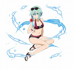 画像ギャラリー No.006のサムネイル画像 / 「SAO コード・レジスタ」，“水着レアスカウト”が登場
