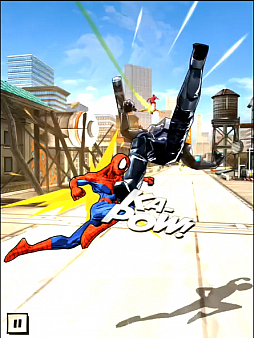 画像ギャラリー No.006のサムネイル画像 / スマホ向けランニングアクション「スパイダーマン・アンリミテッド」のプレイレポートをお届け。平行宇宙からさまざまな“スパイディ”が集結!