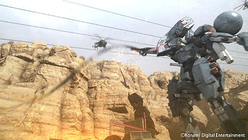 画像ギャラリー No.004のサムネイル画像 / 小島氏ディレクション/編集の「MGSV:TPP」ローンチトレイラー公開。初公開となる直立二足歩行兵器「Metal Gear Sahelanthropus」の姿も