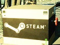 ［gamescom］PC版「METAL GEAR SOLID V」がSteamで配信決定。蒸気が出るSteamのロゴが描かれたダンボールもゲーム本編に登場