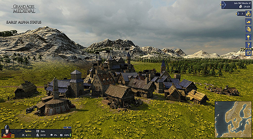 画像ギャラリー No.004のサムネイル画像 / ［gamescom］Gaming Mindこだわりの交易シム最新作「Grand Ages: Medieval」は，ヨーロッパ全土を含む3000万平方kmにおよぶ地域を再現
