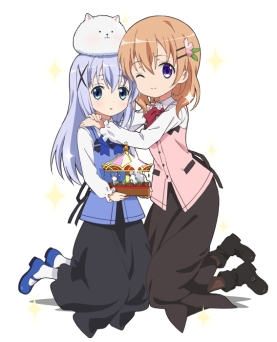 画像ギャラリー No.004のサムネイル画像 / 「ウチの姫さまがいちばんカワイイ」で「ごちうさ」とのコラボイベントが9月12日に開始