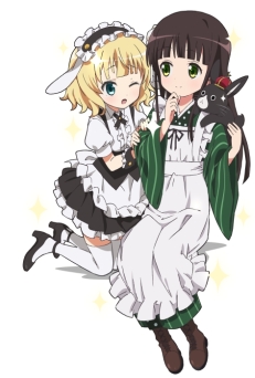 画像ギャラリー No.005のサムネイル画像 / 「ウチの姫さまがいちばんカワイイ」で「ごちうさ」とのコラボイベントが9月12日に開始