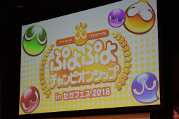 画像ギャラリー No.014のサムネイル画像 / 「ぷよぷよチャンピオンシップ in セガフェス2018」が開催。今後の「ぷよぷよ」シリーズのeスポーツ施策が発表に
