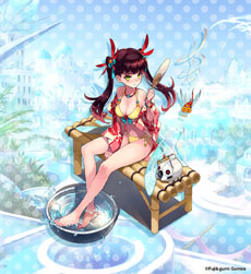 画像ギャラリー No.010のサムネイル画像 / 「ファントム オブ キル」,“キル姫水着図鑑”のユニット6体の詳細を公開
