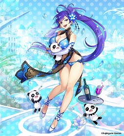 画像ギャラリー No.006のサムネイル画像 / 「ファンキル」海上編に登場する水着ユニット“方天画戟,メギド,草薙剣,ミョルニル”の情報を公開