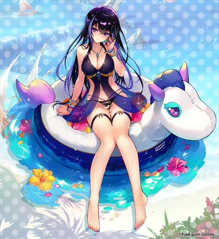 画像ギャラリー No.002のサムネイル画像 / 「ファンキル」，海上編の水着ユニット“フォルカス”“リットゥ”“パラシュ”を紹介