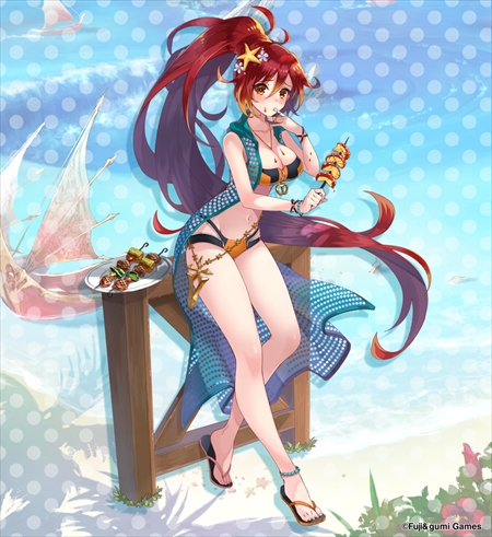 画像ギャラリー No.003のサムネイル画像 / 「ファンキル」，海上編の水着ユニット“フォルカス”“リットゥ”“パラシュ”を紹介