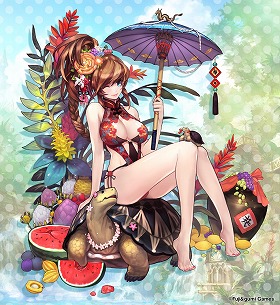 画像ギャラリー No.003のサムネイル画像 / 「ファントム オブ キル」，“キル姫水着図鑑”の新キャラ4名が紹介に