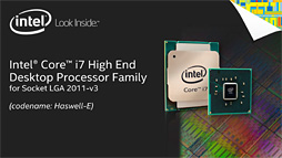 画像ギャラリー No.006のサムネイル画像 / Intel，ハイエンドデスクトップPC向けCPUの新シリーズ「Core i7-5000番台」を発表。最上位モデルでは8コア16スレッド＆クアッドチャネルDDR4対応に