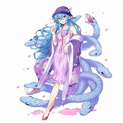 画像ギャラリー No.005のサムネイル画像 / 「妖怪百姫たん!」,花見姿のキャラが登場する妖怪百姫譚「満開浪漫の花見酒」を開催