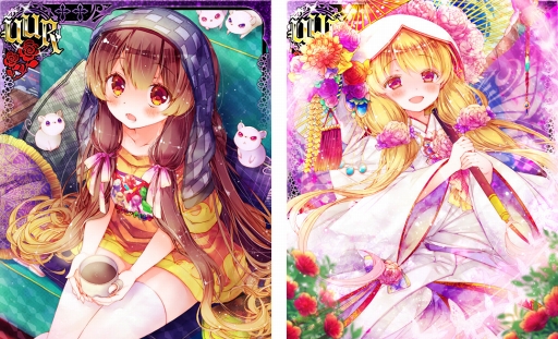 画像ギャラリー No.002のサムネイル画像 / 「ヴァンパイア†ブラッド」，綾小路麗羽とベール・ポラールのボイス付きカードを追加