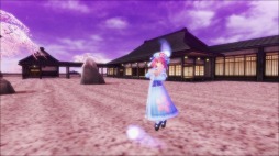 画像ギャラリー No.006のサムネイル画像 / 「東方スカイアリーナ」，追加キャラクター「西行寺幽々子」が配信開始
