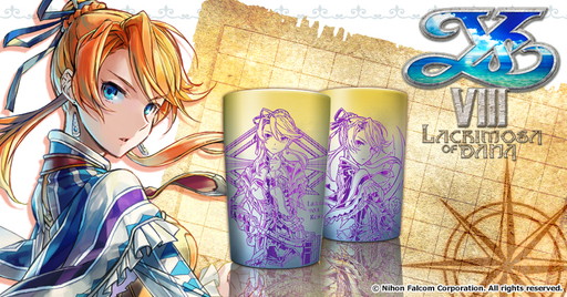 画像ギャラリー No.001のサムネイル画像 / 「イースVIII」チタン製タンブラーとモバイルバッテリーの受注がスタート