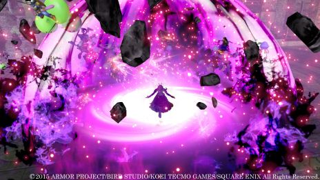 画像ギャラリー No.006のサムネイル画像 / 「ドラゴンクエストヒーローズ」プレイヤーキャラクターの特技続報。ゼシカは呪文とお色気を武器に，ヤンガスはパワフルにオノを振るってバトル