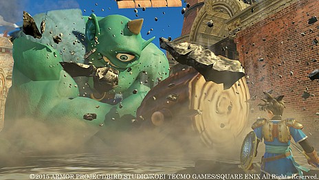 画像ギャラリー No.014のサムネイル画像 / 「ドラゴンクエストヒーローズ」プレイヤーキャラクターの特技続報。ゼシカは呪文とお色気を武器に，ヤンガスはパワフルにオノを振るってバトル