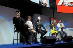 画像ギャラリー No.014のサムネイル画像 / ［TGS 2016］「ペルソナ5」声優トークステージをレポート。怪盗4人と探偵1人がキャラクターの魅力を語り，“猫ではない猫”モルガナを描く