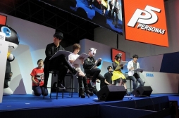 画像ギャラリー No.016のサムネイル画像 / ［TGS 2016］「ペルソナ5」声優トークステージをレポート。怪盗4人と探偵1人がキャラクターの魅力を語り，“猫ではない猫”モルガナを描く