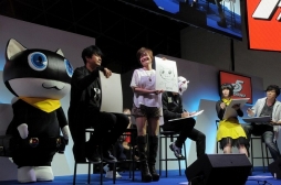 画像ギャラリー No.023のサムネイル画像 / ［TGS 2016］「ペルソナ5」声優トークステージをレポート。怪盗4人と探偵1人がキャラクターの魅力を語り，“猫ではない猫”モルガナを描く