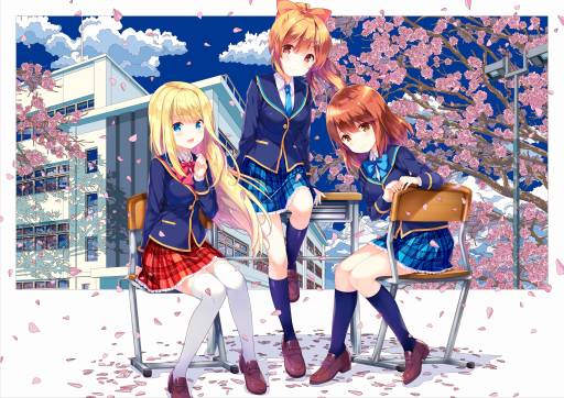 画像ギャラリー No.003のサムネイル画像 / 「ガールフレンド（仮）」，QP:flapper氏描き下ろし5周年キービジュアルを公開