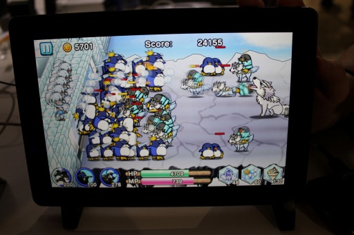 画像ギャラリー No.014のサムネイル画像 / ［TGS 2014］可愛い絵（かお）して容赦なかった。雪や氷の世界をテーマにしたスマホ向け新作ディフェンスゲーム「SNOW WORLD」を試遊