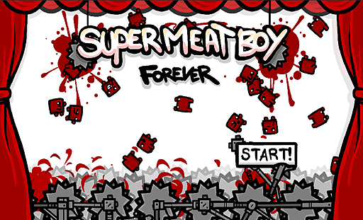 画像ギャラリー No.002のサムネイル画像 / 「Super Meat Boy Forever」が2015年リリース。肉片の主人公が走り回るプラットフォームアクションシリーズ最新作が新要素を備えて登場