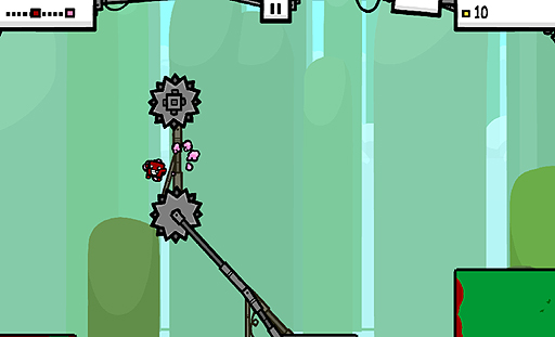 画像ギャラリー No.005のサムネイル画像 / 「Super Meat Boy Forever」が2015年リリース。肉片の主人公が走り回るプラットフォームアクションシリーズ最新作が新要素を備えて登場