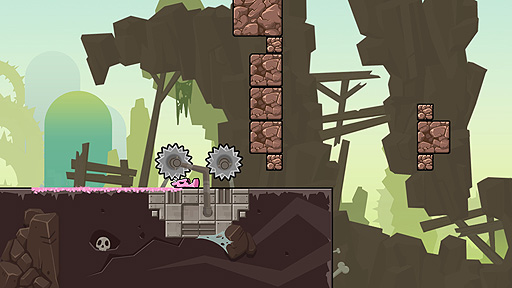 画像ギャラリー No.004のサムネイル画像 / 人気ACT続編「Super Meat Boy Forever」がリリース。7200ものレベルが動的に組み合わさり,プレイするたびに新たな挑戦が待ち受ける