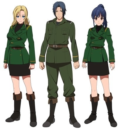 画像ギャラリー No.002のサムネイル画像 / 「境界の黒翼 アサルトレイヴン」,個性豊かな主要キャラクター3人が公開