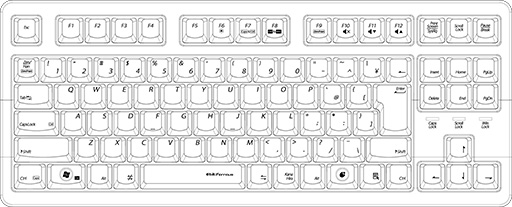 画像ギャラリー No.006のサムネイル画像 / 10キーレスのシンプルな外観にゲーマー向け機能を詰め込んだメンブレンキーボード「BFKB92UP2」,ビット・トレード・ワンから4月8日に発売