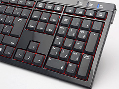 ビット・トレード・ワンのゲーマー向けパンタグラフ式キーボード「BFKB113PBK」，1000円値下げで税別3980円に