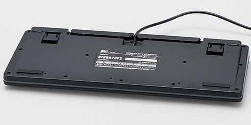画像ギャラリー No.008のサムネイル画像 / 10キーレスのメンブレンキーボード「BFKB92UP2」レビュー。キーの安定感に優れ,ゲームにも普段使いにも使える一品だ