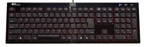 画像ギャラリー No.001のサムネイル画像 / ビット・トレード・ワンのパンタグラフ式ゲーマー向けキーボードが再販