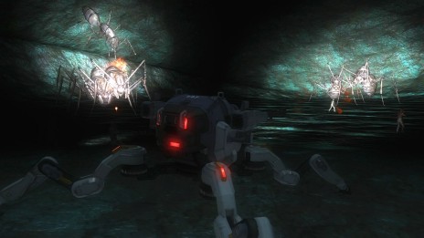 画像ギャラリー No.015のサムネイル画像 / 「地球防衛軍4.1 THE SHADOW OF NEW DESPAIR」，暗闇が最大の脅威となる“地底系ミッション”と，頼れる新兵器・四足歩行型タンクの情報が公開