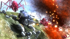 画像ギャラリー No.033のサムネイル画像 / 「地球防衛軍4.1 THE SHADOW OF NEW DESPAIR」，暗闇が最大の脅威となる“地底系ミッション”と，頼れる新兵器・四足歩行型タンクの情報が公開
