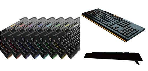 画像ギャラリー No.002のサムネイル画像 / メンブレンスイッチ採用のCOUGAR製キーボード「AURORA」が国内発売