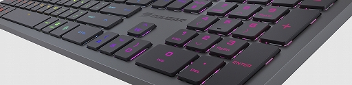 画像ギャラリー No.002のサムネイル画像 / COUGAR製の低背型ゲーマー向けキーボードが発売。黒とピンクの2色