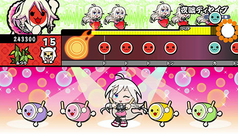 画像ギャラリー No.018のサムネイル画像 / 「太鼓の達人 特盛り！」，スタンプをコレクションできる「スタンプ帳」の情報を紹介。新たにGUMIやIA，ドラえもんのゲスト出演も決定