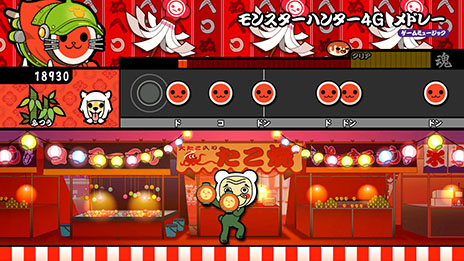 画像ギャラリー No.001のサムネイル画像 / Wii U用ソフト「太鼓の達人 特盛り!」が本日発売。「モンハン4G」「アイカツ!」とのコラボコンテンツなど,発売に合わせて配信されたDLCを紹介