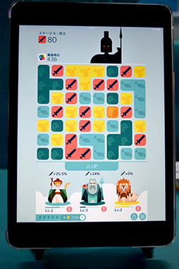 画像ギャラリー No.003のサムネイル画像 / ［TGS 2014］カードゲームで人気のOink Gamesがスマホゲームに殴りこみ。独特のテイストが楽しいパズルゲーム「MUJO」プレイレポート