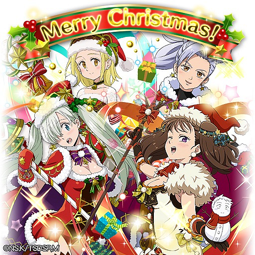 画像ギャラリー No.006のサムネイル画像 / 「七つの大罪 ポケットの中の騎士団」,クリスマスイベント&キャンペーンが開催。サンタ衣装のキャラが登場