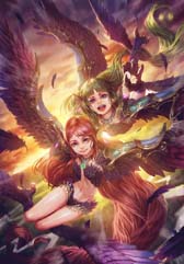 画像ギャラリー No.001のサムネイル画像 / 「GODGAMES」，二重奏の歌声シリーズのユニット6体を追加