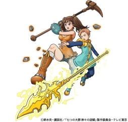 画像ギャラリー No.010のサムネイル画像 / 「ユニゾンリーグ」でアニメ「七つの大罪 神々の逆鱗」とのコラボ開催。ボイス付きのキャラが登場