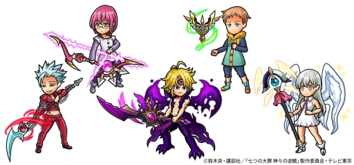 画像ギャラリー No.012のサムネイル画像 / 「ユニゾンリーグ」でアニメ「七つの大罪 神々の逆鱗」とのコラボ開催。ボイス付きのキャラが登場