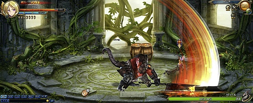 画像ギャラリー No.010のサムネイル画像 / ブラウザゲームとは思えない本格的ベルトスクロールアクション。テストプレイで分かったベクターの新作ゲーム「BLADE RUSH」の基本システムとやり込み要素