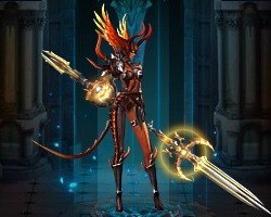 画像ギャラリー No.004のサムネイル画像 / 「BLADE RUSH」の幸運ルーレットに新衣装“デビルズアーマー”が登場
