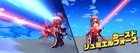 画像ギャラリー No.006のサムネイル画像 / 「ハンターヒーロー」，降臨王「炎帝竜グランザ」と「紫電孤ライフォン」が4月12日に実装決定