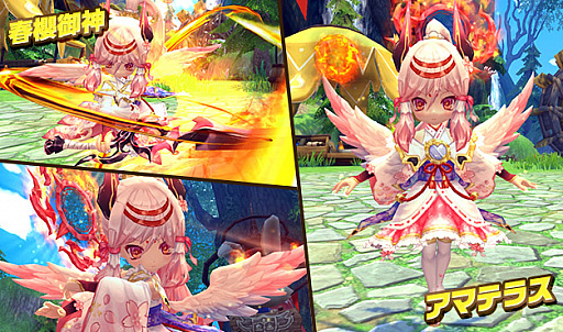 画像ギャラリー No.011のサムネイル画像 / 「ハンターヒーロー」，スキルレベル140を開放＆新パートナー「＜春櫻御神＞アマテラス」が登場