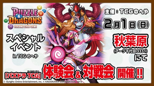 画像ギャラリー No.002のサムネイル画像 / イベント「TCGのへや」第9回が2月1日開催。「パズドラ TCG」の対戦会も実施