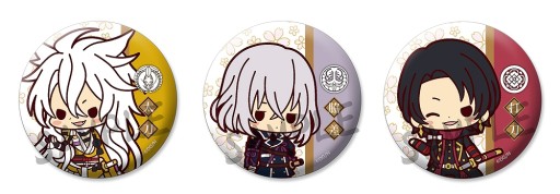 画像ギャラリー No.005のサムネイル画像 / 「刀剣乱舞」デフォルメイラストを使用したトレーディング缶バッジが登場